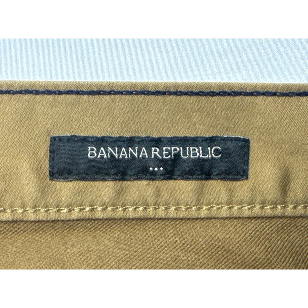 Banana Republic Men's Athletic Fit Travel Jean Tan Pants - Size 34x30 (35x28.5)* - Picture 3 of 5